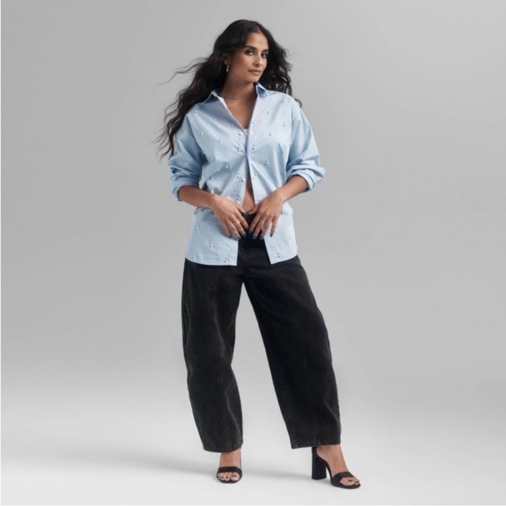 NWT Future Collective Button Down Shirt